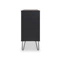 Moreno Graphite Grey 4 Drawer Chest with hairpin legs from Roseland furniture