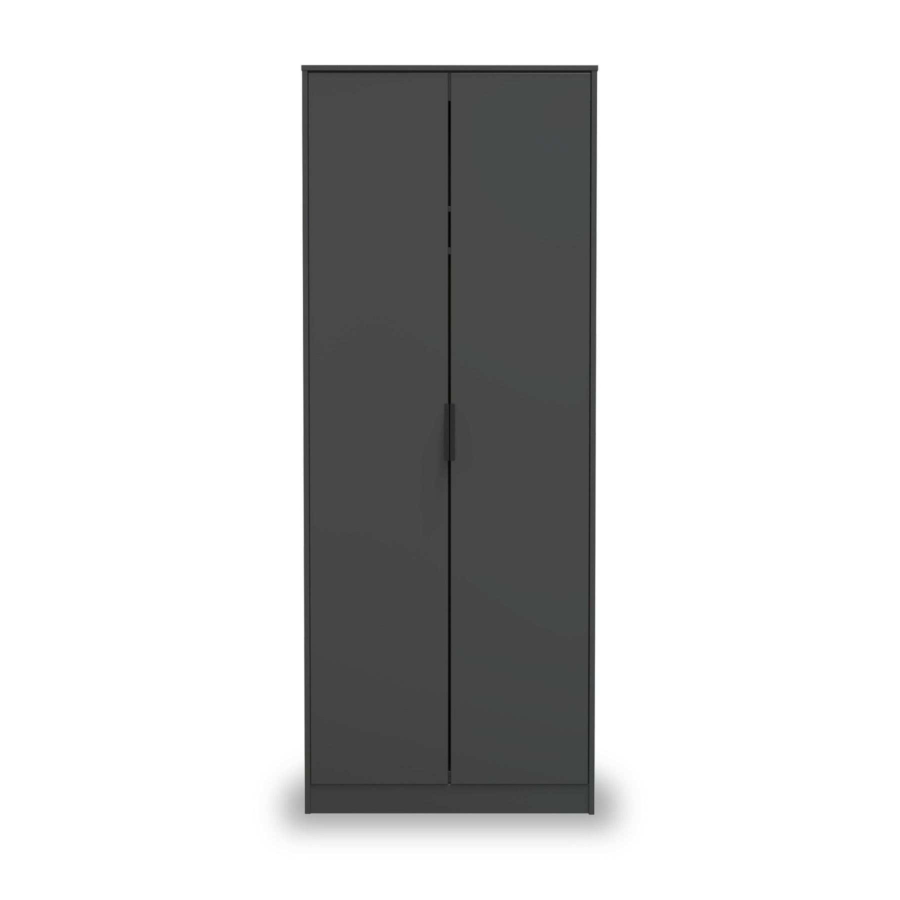 Moreno Graphite Grey 2 Door Double Wardrobe from Roseland furniture