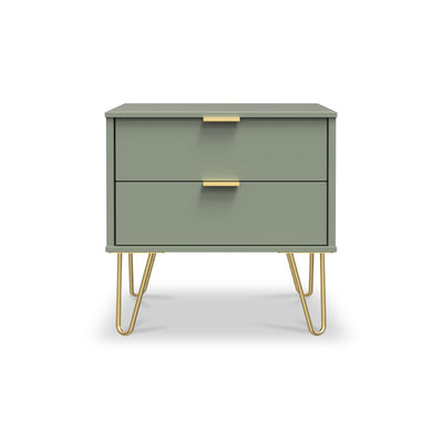 Moreno 2 Drawer Side Table