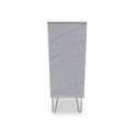 Moreno Marble Effect 5 Drawer Chest