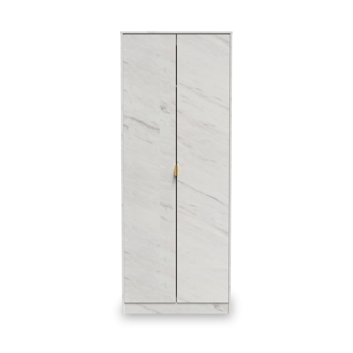 Moreno Marble Effect 2 Door Double Wardrobe