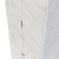 Moreno Marble Effect 2 Door 2 Drawer Double Wardrobe