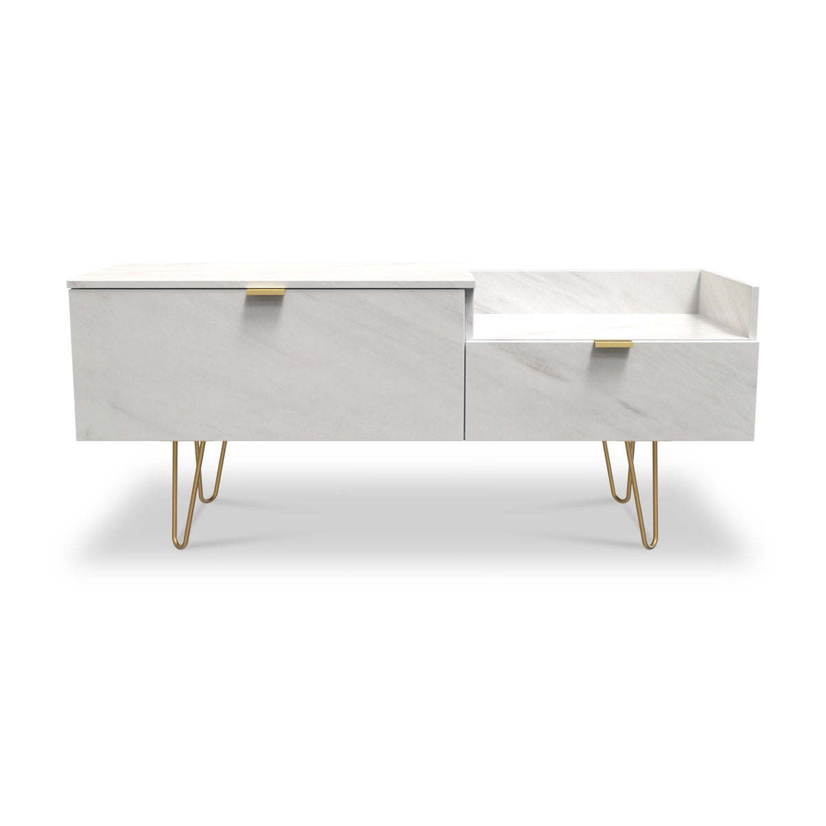 Moreno Marble Effect TV Stand