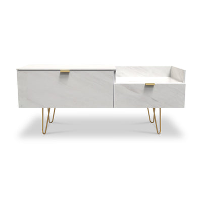 Moreno Marble Effect TV Console Unit