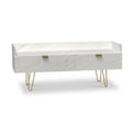 Moreno Marble Effect Media Console Unit from Roseland Furniture