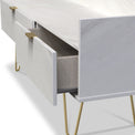 Moreno Marble Effect Media Console Unit