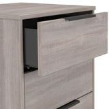 Ashbourne 5 Drawer Tallboy Grey Oak from Roseland Furniture