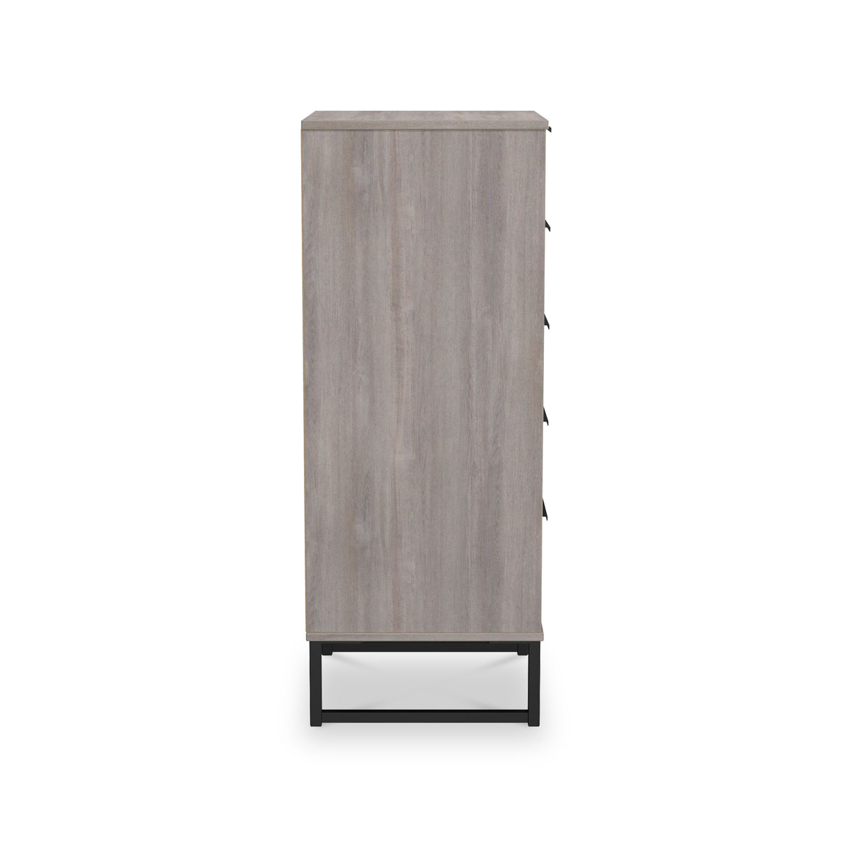 Ashbourne 5 Drawer Tallboy Grey Oak from Roseland Furniture
