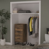Ashbourne 5 Drawer Tallboy Vintage Oak from Roseland Furniture