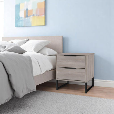 Ashbourne 2 Drawer Bedside Table