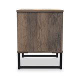 Ashbourne 2 Drawer Bedside Vintage Oak from Roseland Furniture