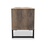 Ashbourne 2 Drawer Side Table Vintage Oak from Roseland Furniture