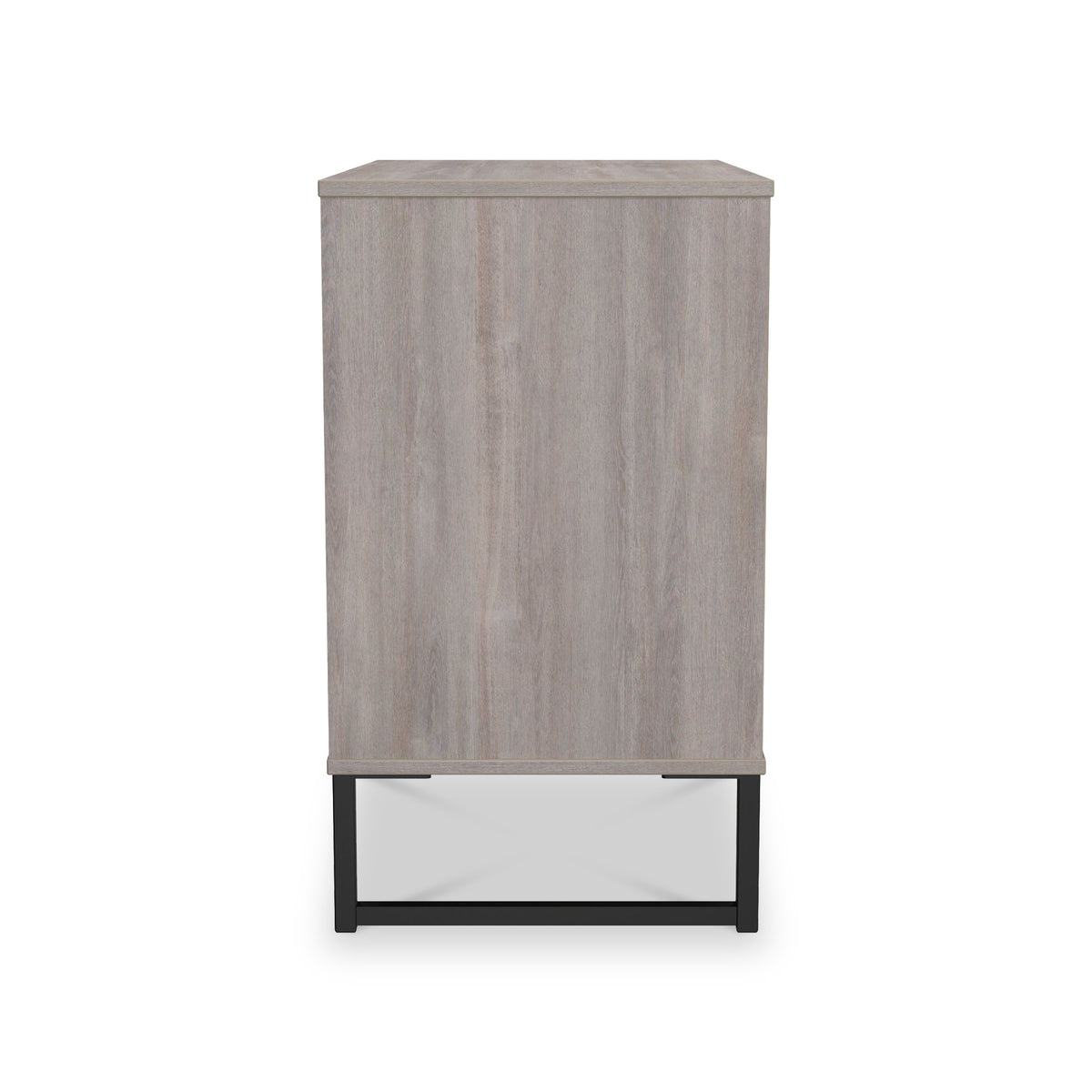 Ashbourne 3 Drawer Wide Chest Grey Oak from Roseland Furniture