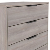 Ashbourne 4 Drawer Chest Grey Oak from Roseland Furniture