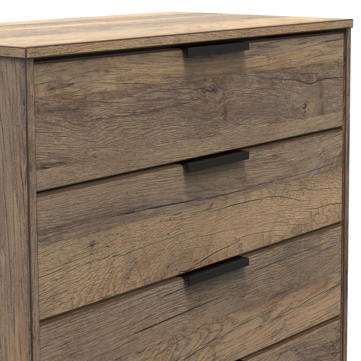 Ashbourne 4 Drawer Chest Vintage Oak from Roseland Furniture