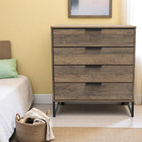 Ashbourne 4 Drawer Chest Vintage Oak from Roseland Furniture