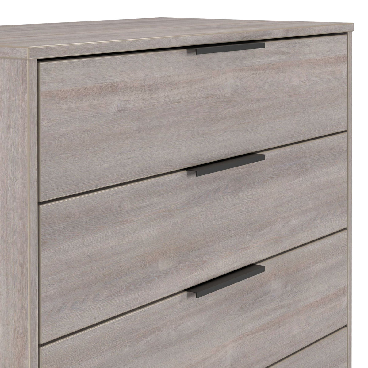 Ashbourne 5 Drawer Chest Grey Oak from Roseland Furniture
