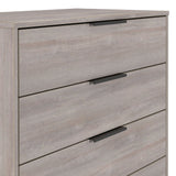 Ashbourne 5 Drawer Chest Grey Oak from Roseland Furniture