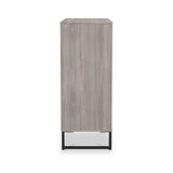 Ashbourne 5 Drawer Chest Grey Oak from Roseland Furniture
