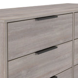 Ashbourne 6 Drawer Chest Grey Oak from Roseland Furniture