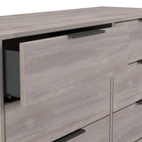 Ashbourne 6 Drawer Chest Grey Oak from Roseland Furniture