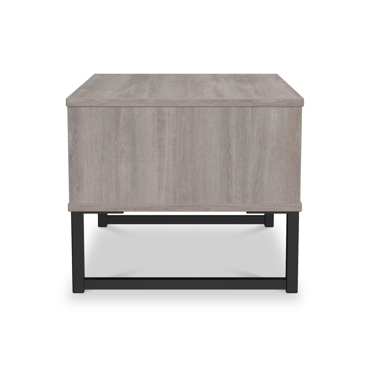 Ashbourne 1 Drawer Bedside Grey Oak from Roseland Furniture