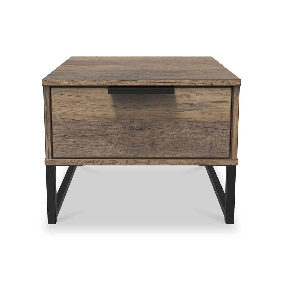 Ashbourne 1 Drawer Bedside Vintage Oak from Roseland Furniture
