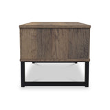 Ashbourne 1 Drawer Bedside Vintage Oak from Roseland Furniture