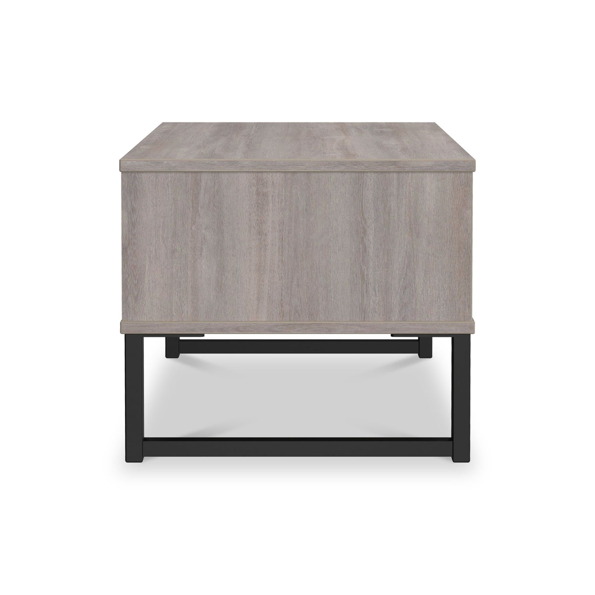 Ashbourne 1 Drawer Side Table Grey Oak from Roseland Furniture