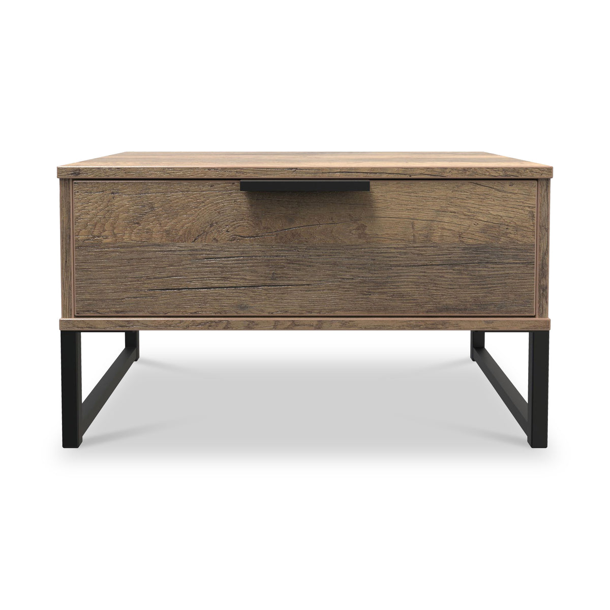 Ashbourne 1 Drawer Side Table Vintage Oak from Roseland Furniture