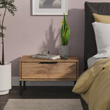 Ashbourne 1 Drawer Side Table Vintage Oak from Roseland Furniture