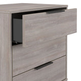 Ashbourne 3 Drawer Chest Grey Oak from Roseland Furniture