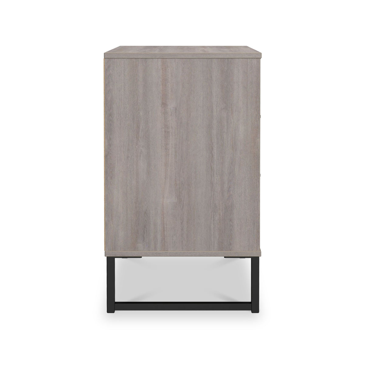 Ashbourne 3 Drawer Chest Grey Oak from Roseland Furniture