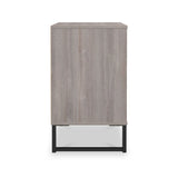 Ashbourne 3 Drawer Chest Grey Oak from Roseland Furniture