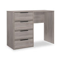 Ashbourne 4 Drawer Dressing Table Grey Oak from Roseland Furniture