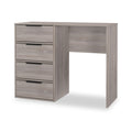 Ashbourne 4 Drawer Dressing Table Grey Oak from Roseland Furniture