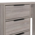 Ashbourne 4 Drawer Dressing Table Grey Oak from Roseland Furniture