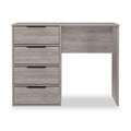 Ashbourne 4 Drawer Dressing Table Grey Oak from Roseland Furniture