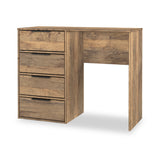 Ashbourne 4 Drawer Dressing Table Vintage Oak from Roseland Furniture