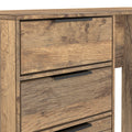 Ashbourne 4 Drawer Dressing Table Vintage Oak from Roseland Furniture
