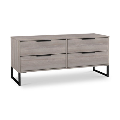 Ashbourne 4 Drawer Low Storage Unit