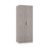 Ashbourne Double Wardrobe Grey Oak from Roseland Furniture