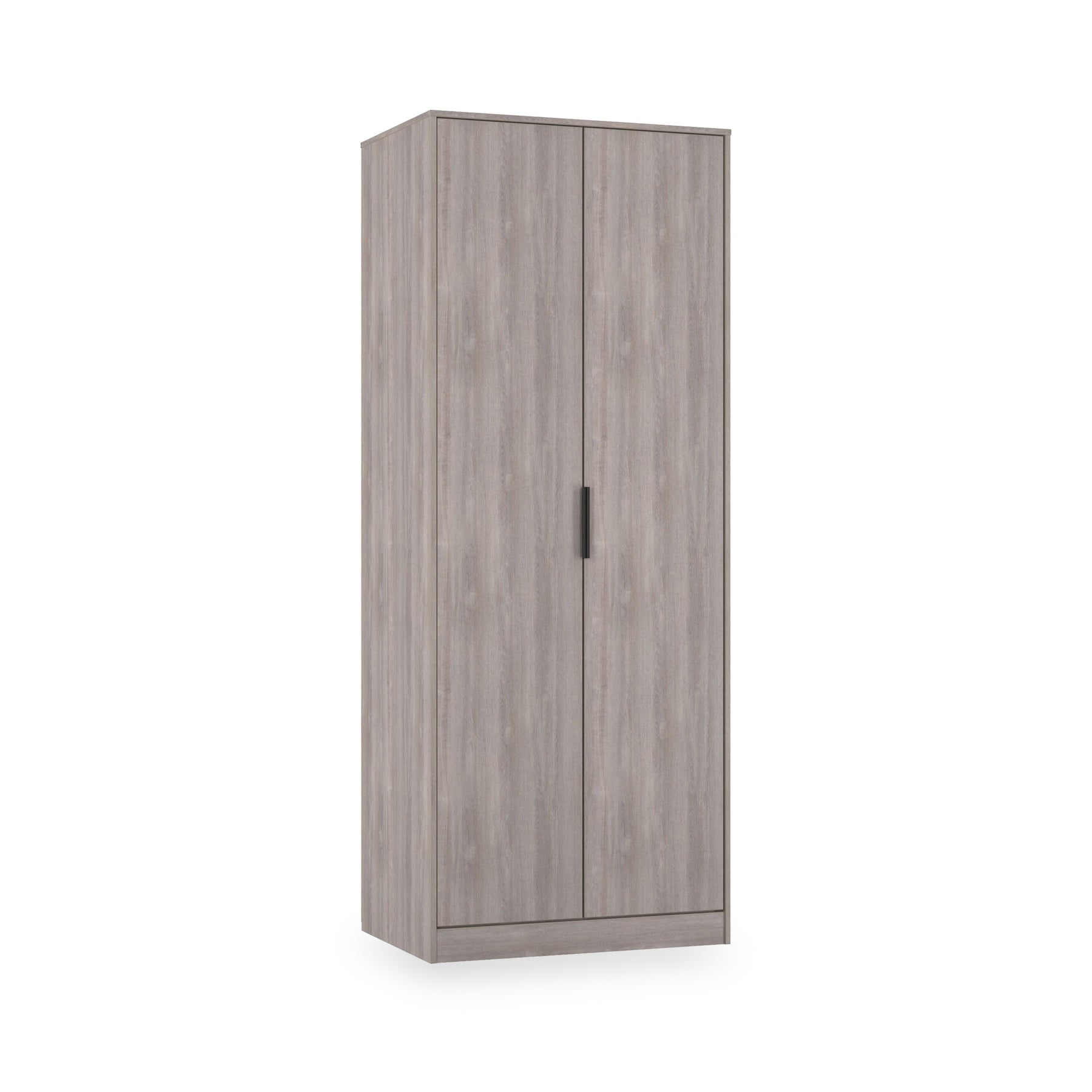 Ashbourne Double Wardrobe Grey Oak from Roseland Furniture