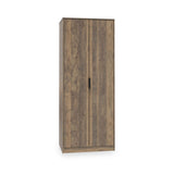 Ashbourne Double Wardrobe Vintage Oak from Roseland Furniture