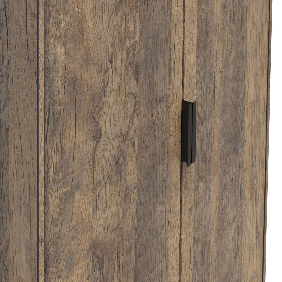 Ashbourne Double Wardrobe Vintage Oak from Roseland Furniture