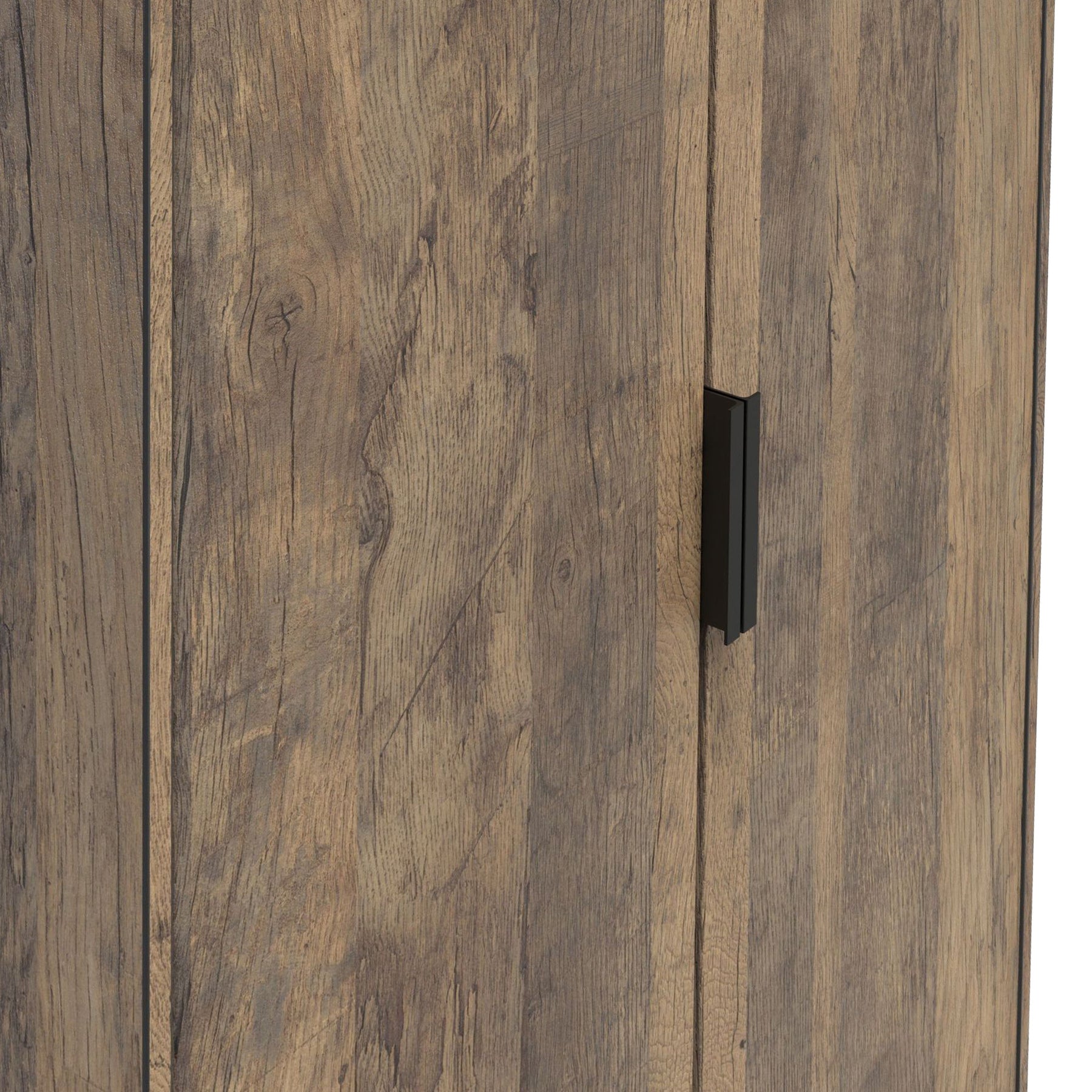Ashbourne Double Wardrobe Vintage Oak from Roseland Furniture