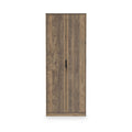 Ashbourne Double Wardrobe Vintage Oak from Roseland Furniture
