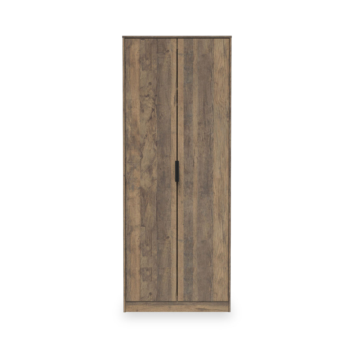 Ashbourne Double Wardrobe Vintage Oak from Roseland Furniture