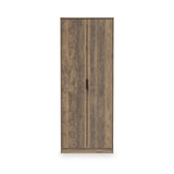 Ashbourne Double Wardrobe Vintage Oak from Roseland Furniture