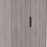 Ashbourne Double Wardrobe 2 Drawers Grey Oak from Roseland Furniture
